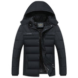 2019 Hot Fashion Hooded Winter Coat Men Thick Warm Mens Winter Jacket Father's Gift Parka