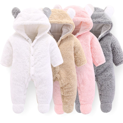 Orangemom official Newborn Baby Winter Clothes Infant Baby Girls clothes soft fleece Outwear Rompers new born -12m Boy Jumpsuit