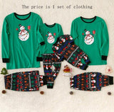 Christmas Family Pajamas Set Christmas Clothes Parent-child Suit Home Sleepwear New Baby Kid Dad Mom Matching Family Outfits