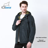 ICEbear 2019 autumn new men's casual  jacket fashion collar men's  hat men's brand jacket MWC18107I