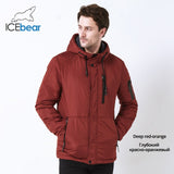 ICEbear 2019 autumn new men's casual  jacket fashion collar men's  hat men's brand jacket MWC18107I