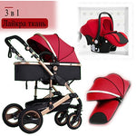 2019 new baby trolley high landscape 3 to 1 baby stroller double faced children free shipping in four seasons in Russia