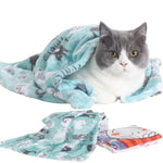 Pet blanket cat Sleeping Mat Coral Fleece Keep warm Blanket Small Medium Dogs Cats Sleeping Winter Dog Cat Bed Mats Pet Supplies