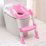 2 Colors Folding Baby Potty Infant Kids Toilet Training Seat with Adjustable Ladder Portable Urinal Potty Training Seat Children