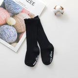 Newborn Baby Girls Tights Winter Baby Stockings Bow Cotton Lace Knee High Long Tube Tights  Princess Infant Newborn Pantyhose