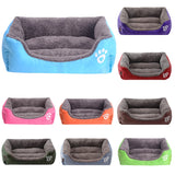 Dogs Bed For Small Medium Large Dogs Pet House Kennel Waterproof Bottom Soft Warm House Cat Dog Bed 11 Colors S-3XL