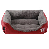 Dogs Bed For Small Medium Large Dogs Pet House Kennel Waterproof Bottom Soft Warm House Cat Dog Bed 11 Colors S-3XL