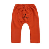 SOSOCOER Baby Pants for Boys Trausers Newborn Pants Cartoon Animal Patch Long Pants Boys Harem Pants Children Clothes Trousers