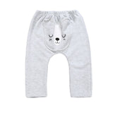 SOSOCOER Baby Pants for Boys Trausers Newborn Pants Cartoon Animal Patch Long Pants Boys Harem Pants Children Clothes Trousers