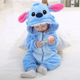 Winter Baby Rompers Panda Newborn Clothes Baby Girls Boys Romper Infant Clothing  Jumpsuit Toddler Baby's Sets Stitch Pajamas