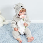 Winter Baby Rompers Panda Newborn Clothes Baby Girls Boys Romper Infant Clothing  Jumpsuit Toddler Baby's Sets Stitch Pajamas