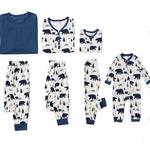 Christmas Family Pajamas Set Christmas Clothes Parent-child Suit Home Sleepwear New Baby Kid Dad Mom Matching Family Outfits