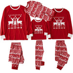 Christmas Family Pajamas Set Christmas Clothes Parent-child Suit Home Sleepwear New Baby Kid Dad Mom Matching Family Outfits