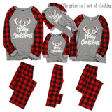 Christmas Family Pajamas Set Christmas Clothes Parent-child Suit Home Sleepwear New Baby Kid Dad Mom Matching Family Outfits