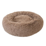 Long Plush Super Soft Dog Bed Pet Kennel Round Sleeping Bag Lounger Cat House Winter Warm Sofa Basket for Small Medium Large Dog