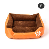 Dogs Bed For Small Medium Large Dogs Pet House Kennel Waterproof Bottom Soft Warm House Cat Dog Bed 11 Colors S-3XL