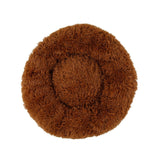 Hot Long Plush Dog Bed Winter Warm Round Sleeping Beds Soild Color Soft Pet Dogs Cat Mat Cushion Dropshipping