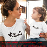 Gourd doll family matching clothes T shirt Women son daughter mum T shirt tops kids baby girl boys casual T shirt