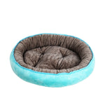 Dog Bed Warming Kennel Washable Pet Floppy Extra Comfy Plush Rim Cushion and Nonslip Bottom All Size Dog House