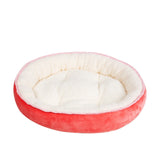 Dog Bed Warming Kennel Washable Pet Floppy Extra Comfy Plush Rim Cushion and Nonslip Bottom All Size Dog House