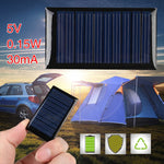 5V Solar Panel Portable Mini DIY Module Panel System For Battery Cell Phone Chargers Solar Cells power bank for outdoor travling