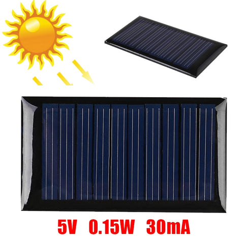 5V Solar Panel Portable Mini DIY Module Panel System For Battery Cell Phone Chargers Solar Cells power bank for outdoor travling