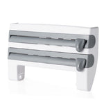 Multi-function Wall Roll Aluminum Foil Dispenser Paper Film Kitchen Paper Spice Shelf Holder Save kitchen space Elegant