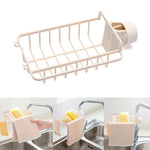 Drain Rack Holder Storage Organizer Drying Shelf for Kitchen Sink Faucet Sponge Soap Cloth TN99