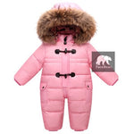 Designed for Russian winter baby snowsuit  , 90% duck down jacket for girls coats Winter Park for infant boy snowsuit snow wear