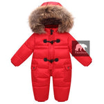 Designed for Russian winter baby snowsuit  , 90% duck down jacket for girls coats Winter Park for infant boy snowsuit snow wear