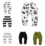 Print Pattern Cotton Baby Trousers Babys Boys Girls PP Pants For Sports Baby Harem Pants Kids For Newborn Girl Boy Clothing