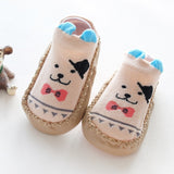 0-1-3 Years Old Spring Autumn Winter Infant Funny Socks Baby Socks Non-slip Floor Socks Leather Sole Cartoon Cotton Baby Socks