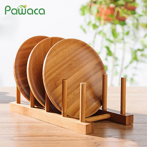 6/4/3 Layer Bamboo Dish Rack Drainboard Drying Drainer Storage Holder Stand Kitchen Cabinet Organizer for Dish/ Plate/ Bowl/ Cup