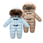 Designed for Russian winter baby snowsuit  , 90% duck down jacket for girls coats Winter Park for infant boy snowsuit snow wear