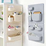 Plastic Self-adhesive Kitchen Refrigerator Fridge Storage Rack Organizer Cleaning Sponge Vegetable Fruit Kitchen Tools