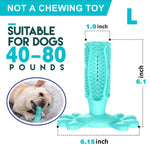 Pet Dog Toothbrush Chew Toy Doggy Brush Stick Soft Rubber Teeth Cleaning Dot Massage Toothpaste for Small dogs Pets Toothbrushes